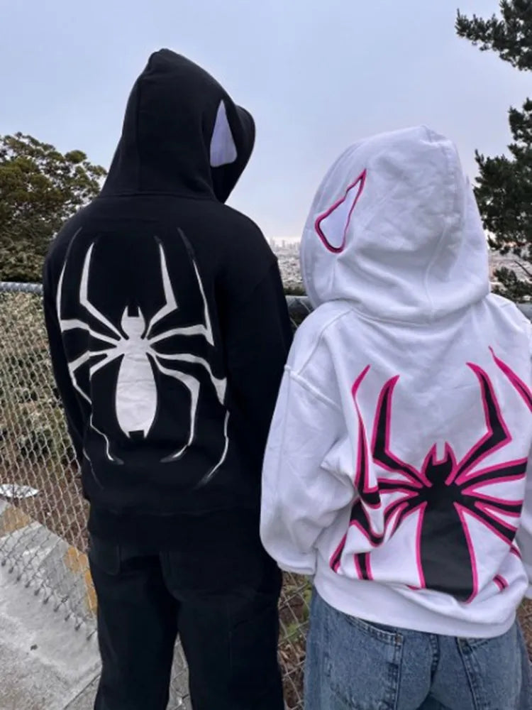 The HeroXentral™ Full Zip Spider Hoodie – WebXentral The HeroXentral™ Full Zip Spider Hoodie – WebXentral
